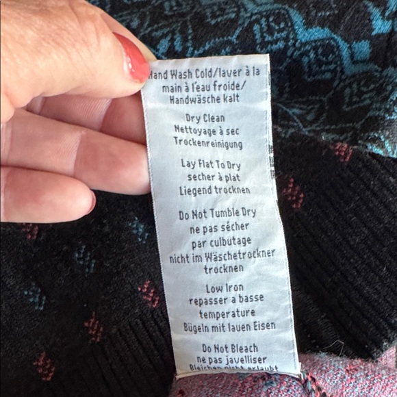 Neve Full Zip-Up Cardigan Sweater 100% Merino Wool Women’s size Medium - Picture 7 of 15